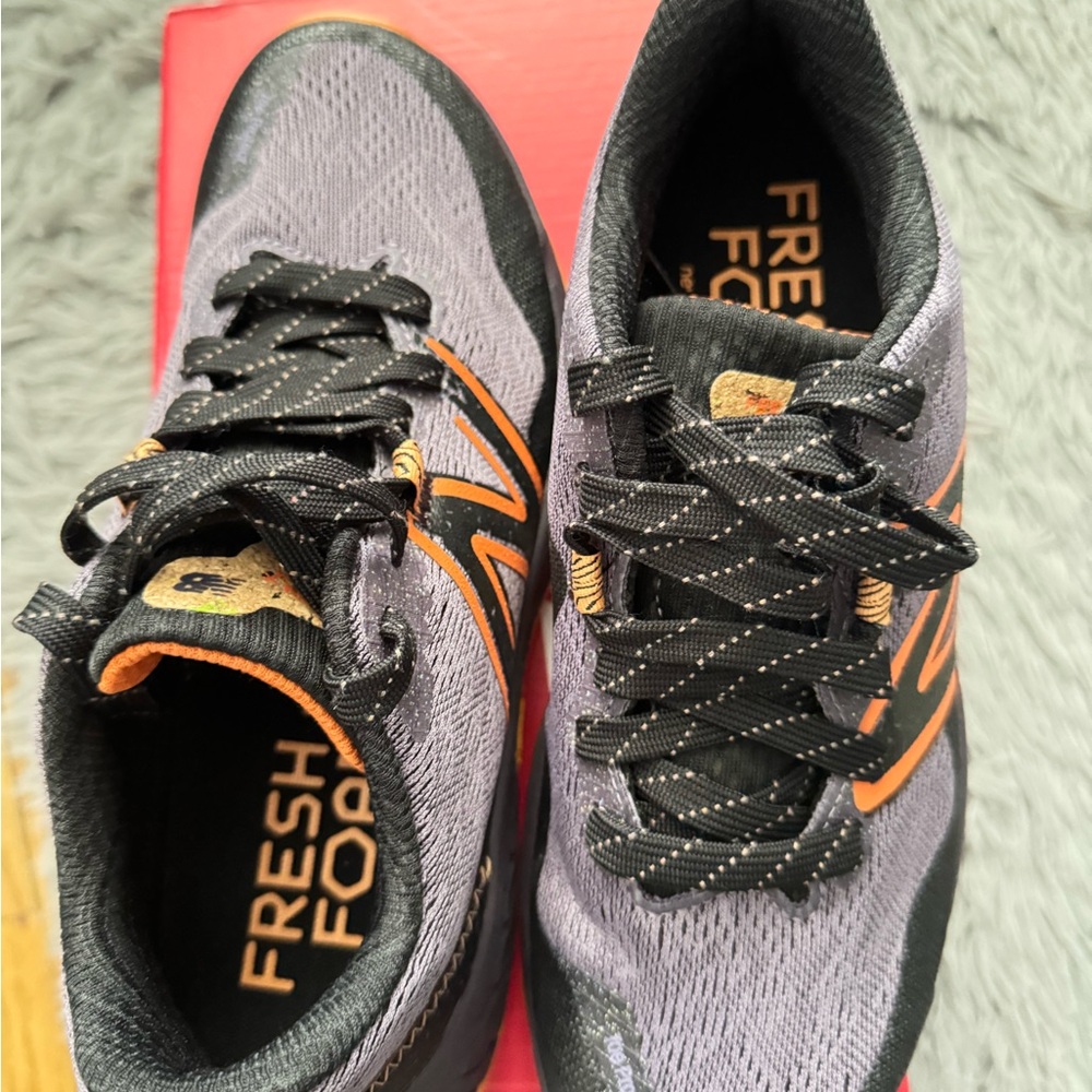 New Balance Women’s Fresh Foam Hiking Shoes - Purple and Orange